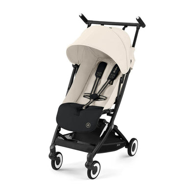 Bambinista-CYBEX-Travel-CYBEX LIBELLE Pushchair in Black Frame - Canvas White