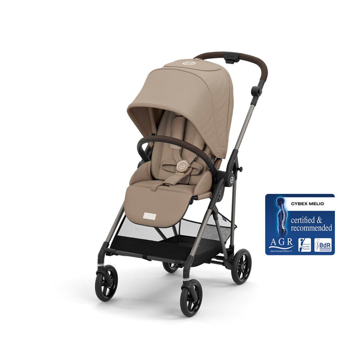 CYBEX Melio Pushchair - Almond Beige (2024 New Generation) CYBEX Melio Pushchair - Almond Beige (2024 New Generation)