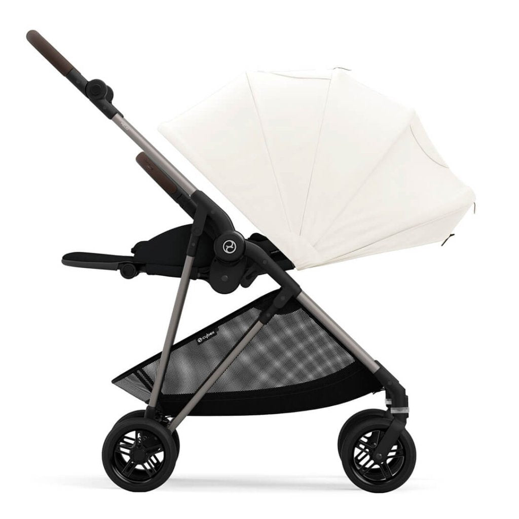 Bambinista-CYBEX-Travel-CYBEX Melio Pushchair - Canvas White (2024 New Generation)