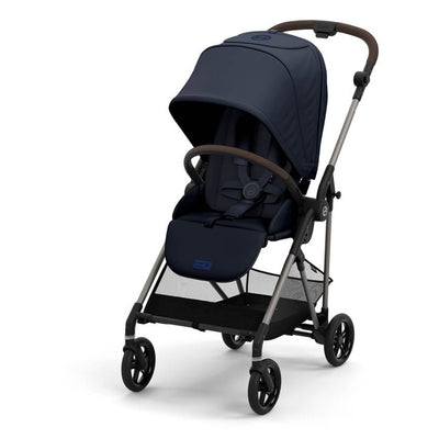 Bambinista-CYBEX-Travel-CYBEX Melio Pushchair - Dark Blue (2024 New Generation)