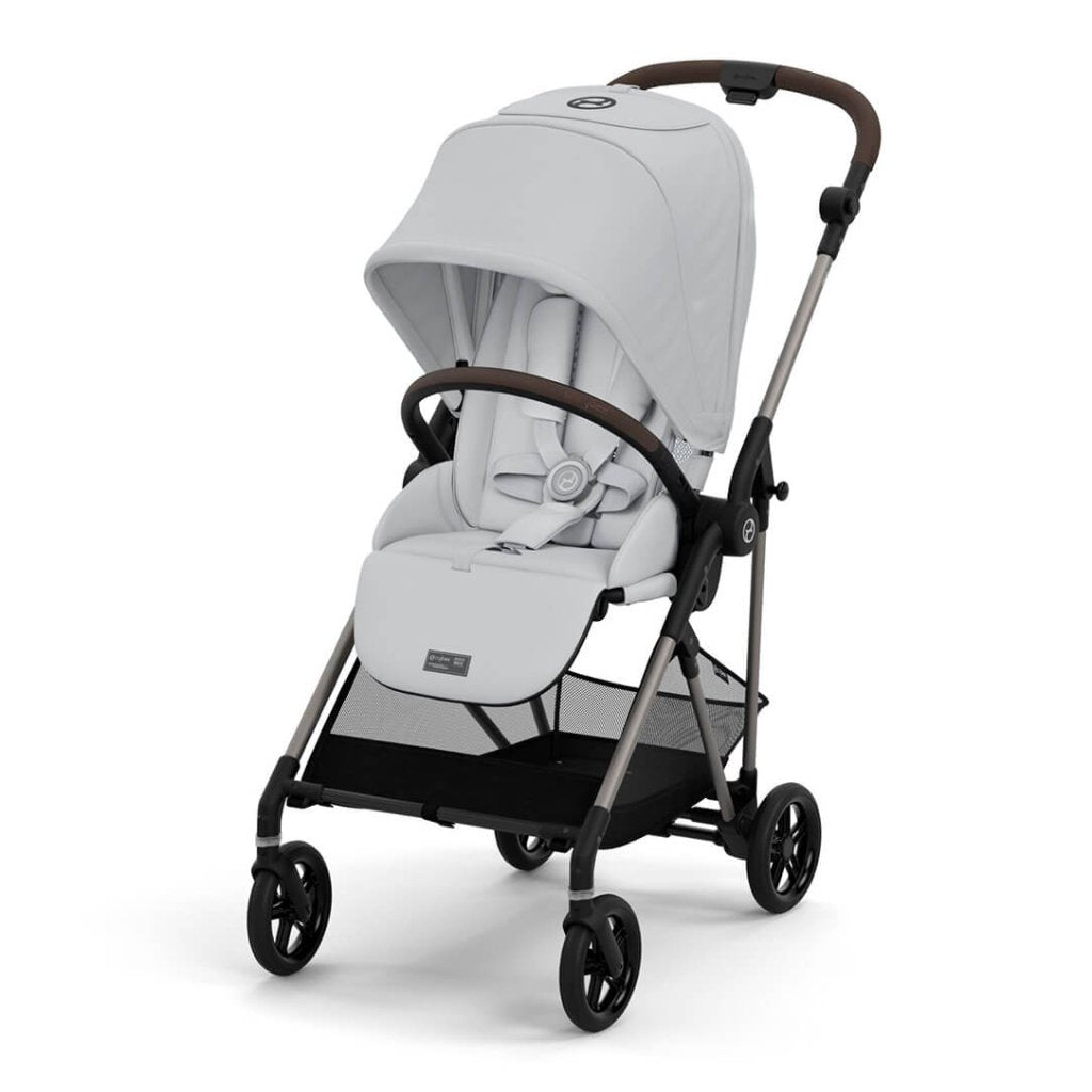 ベビーカー・バギー Cybex Melio grey-mid grey CYBEX Melio Pushchair - Fog Grey (2024 New Generation