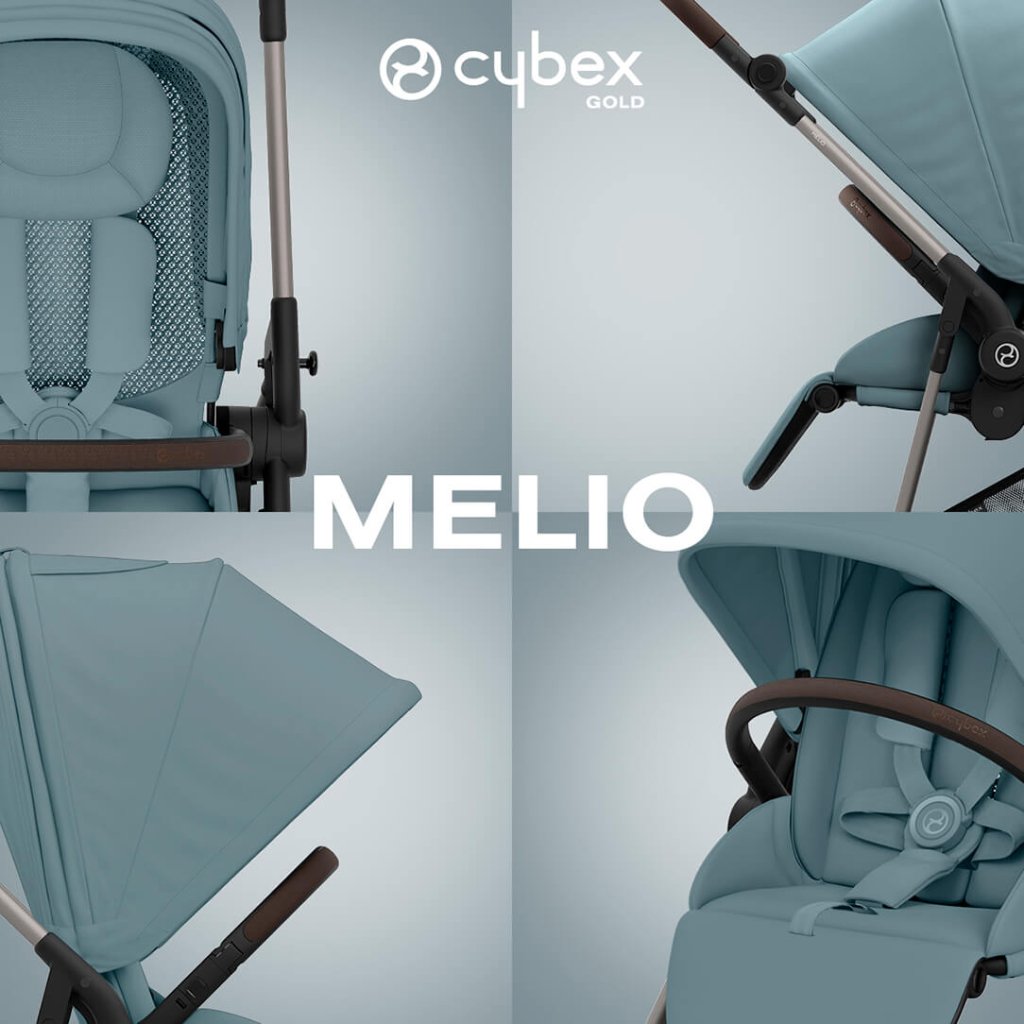 Bambinista-CYBEX-Travel-CYBEX Melio Pushchair - Stormy Blue (2024 New Generation)