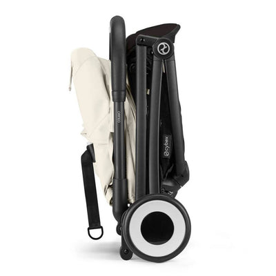 Bambinista - CYBEX - Travel - CYBEX ORFEO Gold Puschair with Black Frame - Canvas White