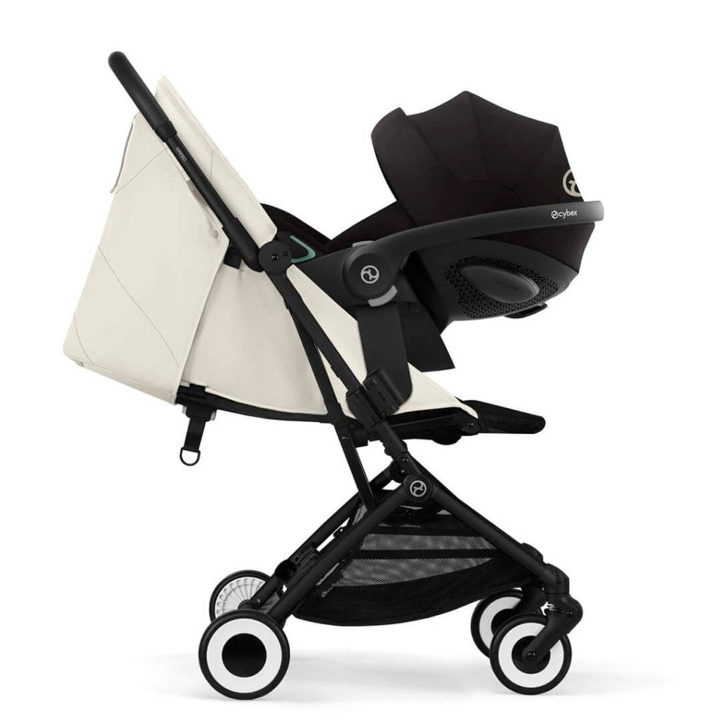 Bambinista - CYBEX - Travel - CYBEX ORFEO Gold Puschair with Black Frame - Canvas White