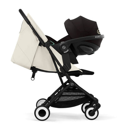 Bambinista - CYBEX - Travel - CYBEX ORFEO Gold Puschair with Black Frame - Canvas White