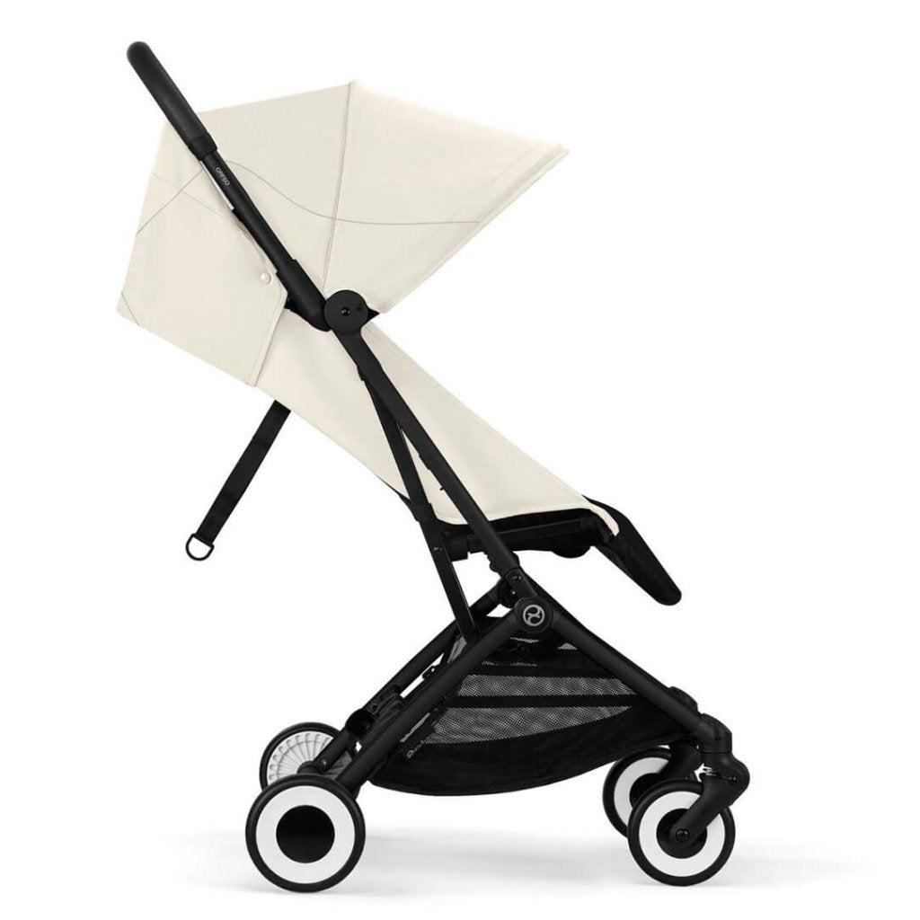 Bambinista - CYBEX - Travel - CYBEX ORFEO Gold Puschair with Black Frame - Canvas White