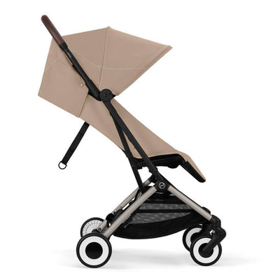 Bambinista - CYBEX - Travel - CYBEX ORFEO Gold Puschair with Taupe Frame - Almond Beige