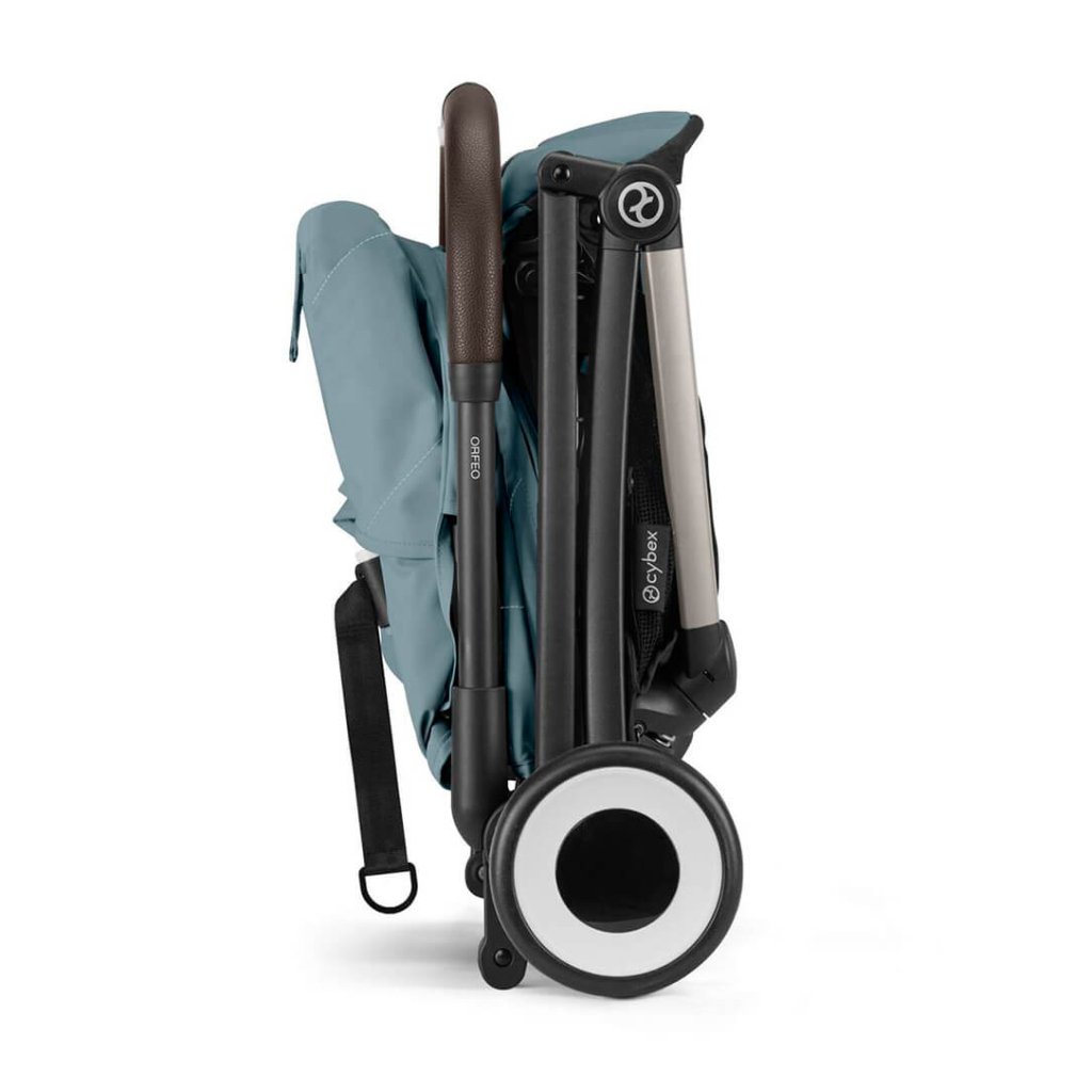 Bambinista - CYBEX - Travel - CYBEX ORFEO Gold Puschair with Taupe Frame - Stormy Blue