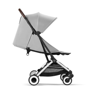 Bambinista-CYBEX-Travel-CYBEX ORFEO Pushchair in Silver Frame - Fog Grey