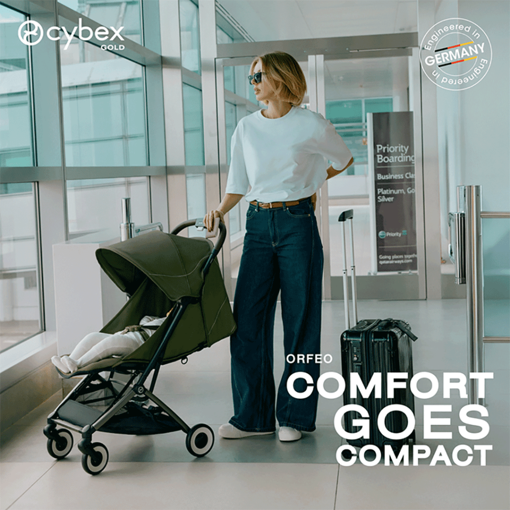Bambinista - CYBEX - Travel - CYBEX ORFEO Pushchair in Taupe Frame - Moss Green