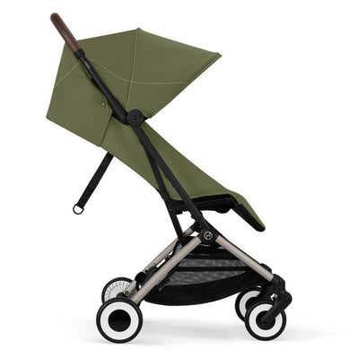 Bambinista - CYBEX - Travel - CYBEX ORFEO Pushchair in Taupe Frame - Moss Green