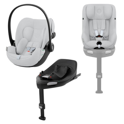 Bambinista - CYBEX - Car Seats - CYBEX Sirona G i - Size and Cloud G i - Size Fog Grey Car Seat with FREE Isofix Base G Black
