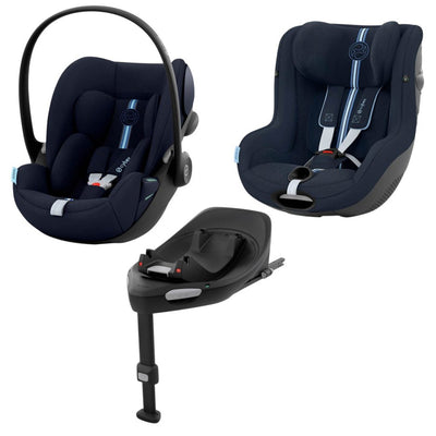 Bambinista - CYBEX - Travel - CYBEX Sirona G i - Size and Cloud G i - Size Plus Ocean Blue Car Seat with FREE Isofix Base G