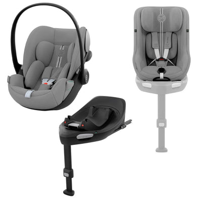 Bambinista - CYBEX - Car Seats - CYBEX Sirona G i - Size and Cloud G i - Size Plus Stone Grey Car Seat with FREE Base G