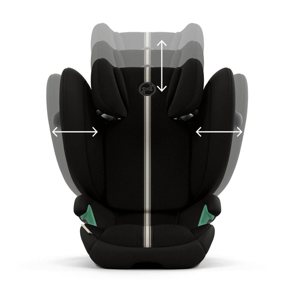 Bambinista - CYBEX - Car Seats - CYBEX SOLUTION G2 I - FIX PLUS Foldable Car Seat - Moon Black