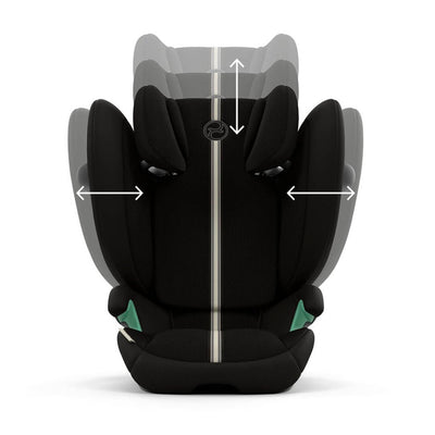 Bambinista - CYBEX - Car Seats - CYBEX SOLUTION G2 I - FIX PLUS Foldable Car Seat - Moon Black