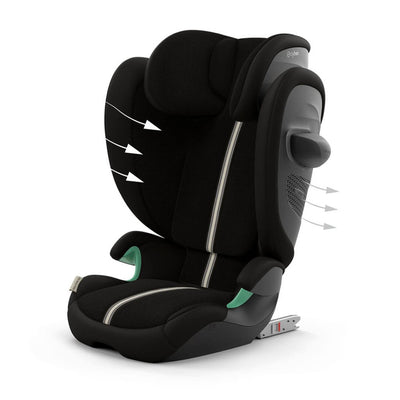 Bambinista - CYBEX - Car Seats - CYBEX SOLUTION G2 I - FIX PLUS Foldable Car Seat - Moon Black