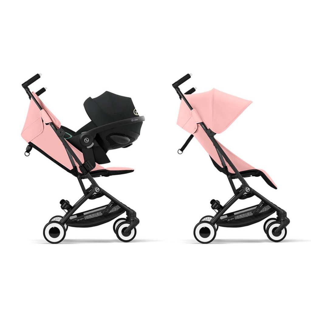 cybex eezy s twist pink CYBEX Eezy S Twist+2 Compact Travel Pushchair With Black Frame