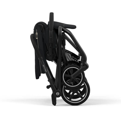 Bambinista-CYBEX-Travel-EEZY S TWIST+ 2 Compact Travel Pushchair With Black Frame - Magic Black