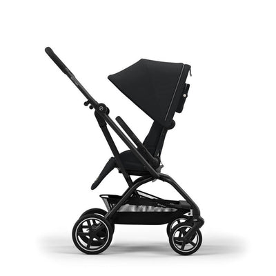 Bambinista-CYBEX-Travel-EEZY S TWIST+ 2 Compact Travel Pushchair With Black Frame - Magic Black