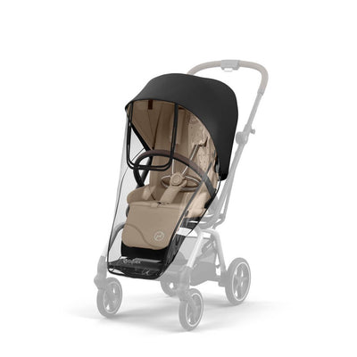 Bambinista-CYBEX-Travel-EEZY S TWIST+ 2 Compact Travel Pushchair With Taupe Frame - Almond Beige