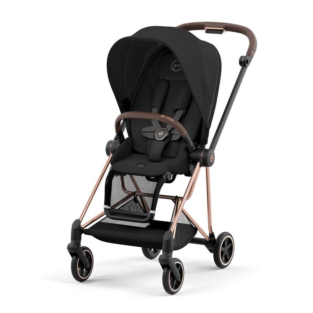 Bambinista - CYBEX - Travel - EX DISPLAY CYBEX Mios Stroller Black with Beige Carrycot