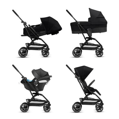 Bambinista - CYBEX - Travel - EX - DISPLAY EEZY S TWIST+ 2 Compact Travel Pushchair With Black Frame - Deep Black
