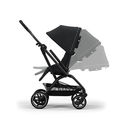 Bambinista - CYBEX - Travel - EX - DISPLAY EEZY S TWIST+ 2 Compact Travel Pushchair With Black Frame - Deep Black