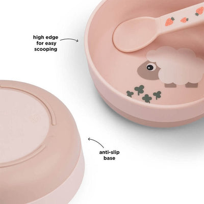 Bambinista - DONE BY DEER - Tableware - DONE BY DEER Foodie Bowl Tiny Farm - Powder