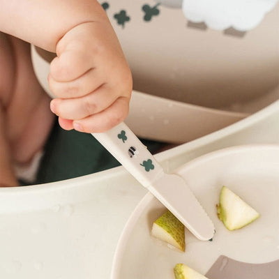 Bambinista - DONE BY DEER - Toys - DONE BY DEER Foodie Cutlery Set Tiny Farm - Sand