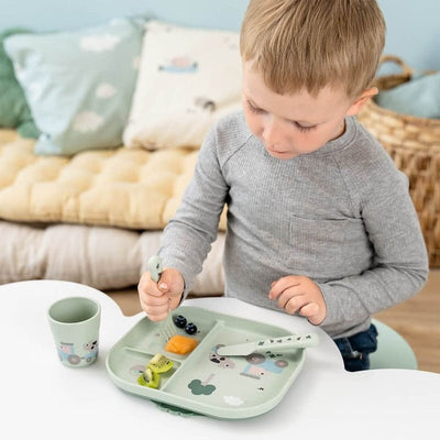 Bambinista - DONE BY DEER - Tableware - DONE BY DEER Foodie Dinner Set W/Suction Tiny Farm