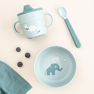 Bambinista - DONE BY DEER - Tableware - DONE BY DEER Foodie first meal set Elphee - Blue