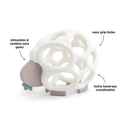 Bambinista - DONE BY DEER - Toys - DONE BY DEER Grip & Teether Toy Sheepy