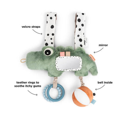 Bambinista - DONE BY DEER - Toys - DONE BY DEER Hanging Activity Toy Croco