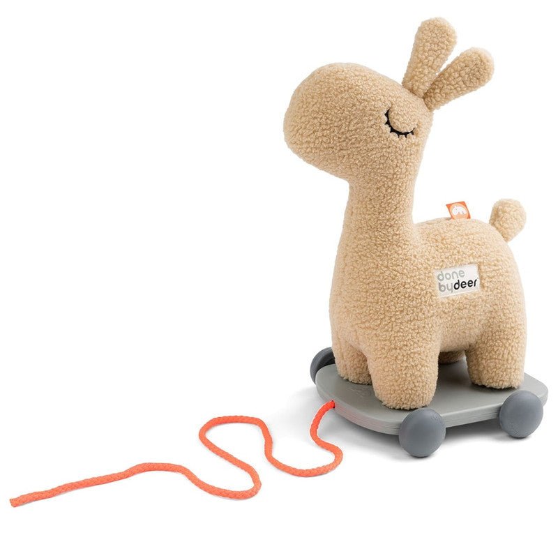Bambinista - DONE BY DEER - Toys - DONE BY DEER Pull Along 2 - in - 1 Toy Lalee - Sand