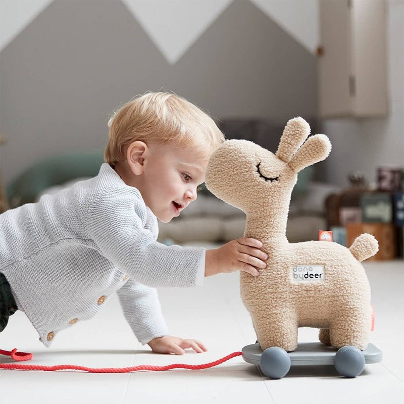 Bambinista - DONE BY DEER - Toys - DONE BY DEER Pull Along 2 - in - 1 Toy Lalee - Sand