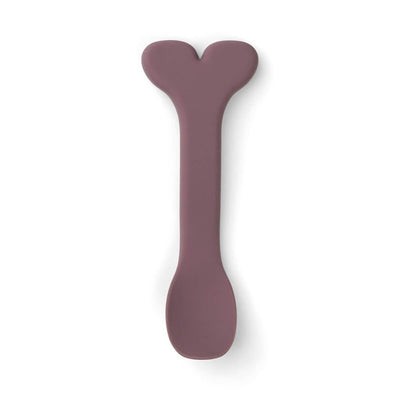 Bambinista - DONE BY DEER - Tableware - DONE BY DEER Silicone Stick&Stay bowl & baby spoon Wally - Powder