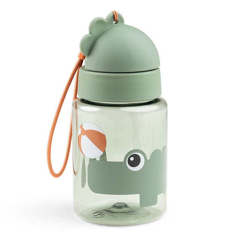 Bambinista - DONE BY DEER - Tableware - DONE BY DEER Straw Bottle Playground 280 Ml - Green
