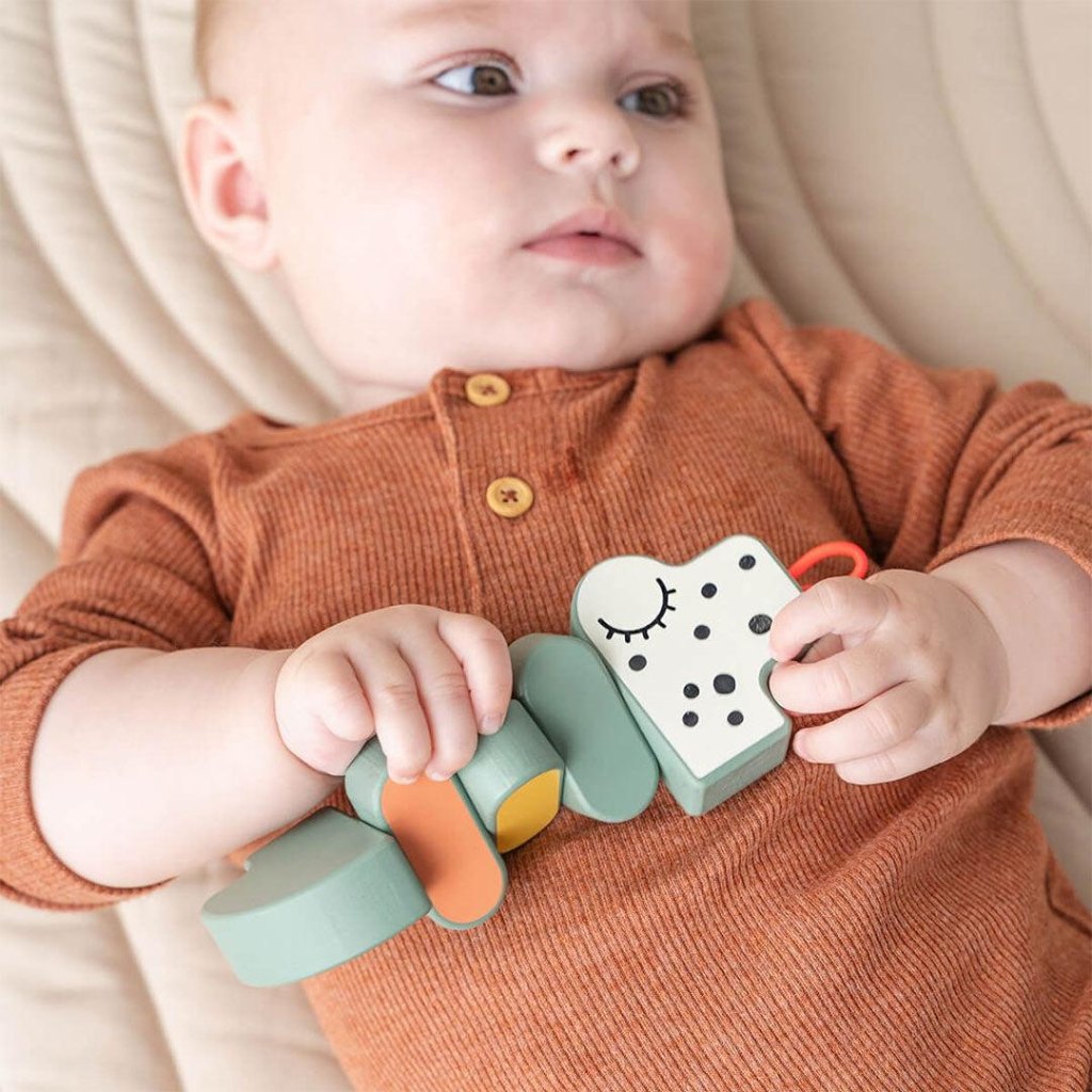 Bambinista - DONE BY DEER - Toys - DONE BY DEER Twist and Turn Croco Toy