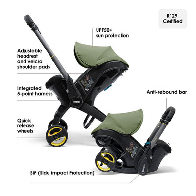 Bambinista - DOONA - Car Seats - DOONA i Infant Car Seat - Desert Green