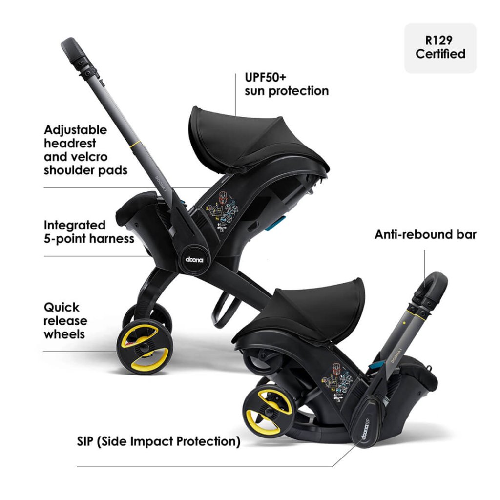 Bambinista - DOONA - Car Seats - DOONA i Infant Car Seat - Nitro Black
