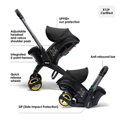 Bambinista - DOONA - Car Seats - DOONA i Infant Car Seat - Nitro Black