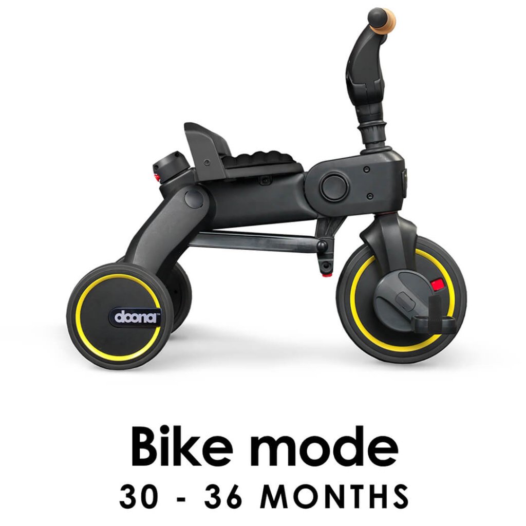 Bambinista - DOONA - Travel - DOONA Liki S5 Compact Folding Trike - Nitro Black