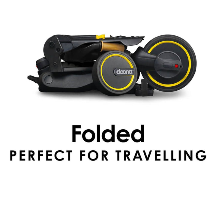 DOONA Liki S5 Compact Folding Trike - Nitro Black – Bambinista