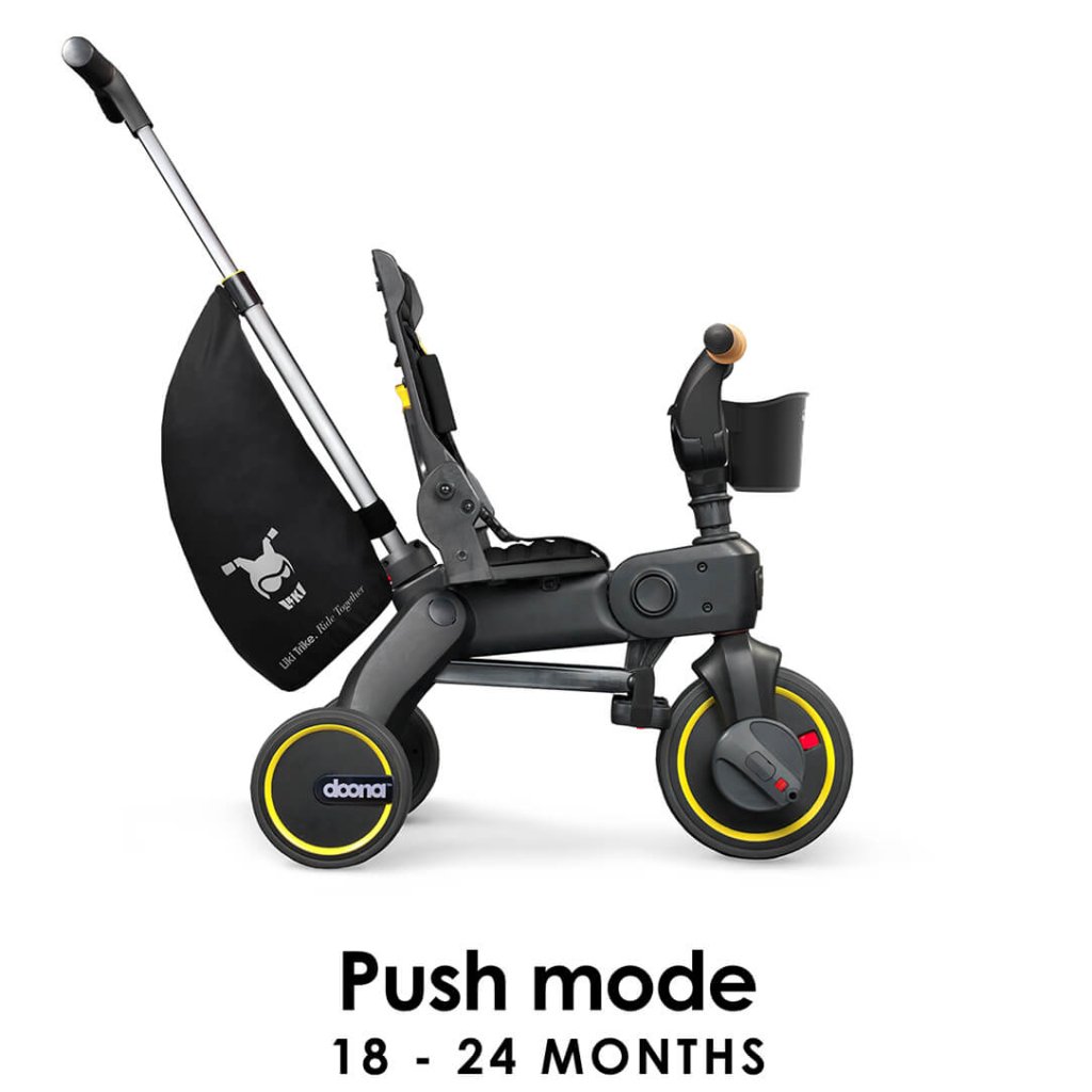 Bambinista - DOONA - Travel - DOONA Liki S5 Compact Folding Trike - Nitro Black