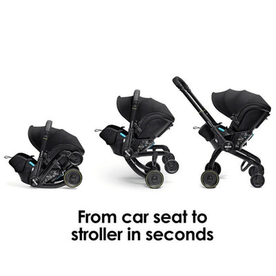 Bambinista - DOONA - Car Seats - DOONA X Infant Car Seat - Nitro Black & Free Essentials Bag - Gold