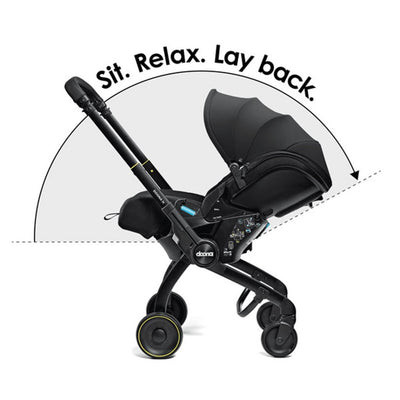 Bambinista - DOONA - Car Seats - DOONA X Infant Car Seat - Nitro Black & Free Essentials Bag - Gold