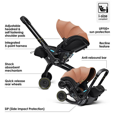 Bambinista - DOONA - Car Seats - DOONA X Infant Car Seat / Stroller - Terracota