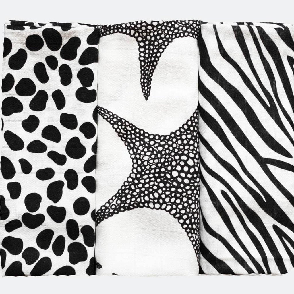 Bambinista - ETTA LOVES - Blankets - ETTA LOVES 3 - pack Animal Print Muslin Blanket