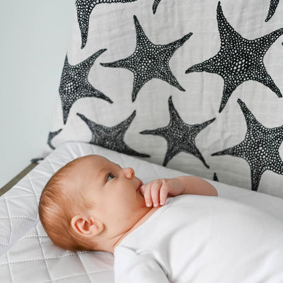 Bambinista - ETTA LOVES - Blankets - ETTA LOVES XL Starfish Animal Print Muslin Blanket